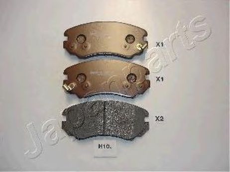 фото Japanparts PA-H10AF Колодки тормозные дисковые | перед | Japanparts PA-H10AF Колодки тормозные дисковые | перед |