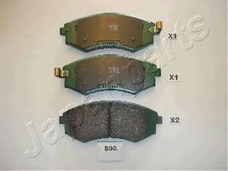фото Japanparts PA-S02AF Колодки тормозные дисковые | перед | Japanparts PA-S02AF Колодки тормозные дисковые | перед |