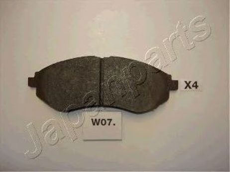 фото Japanparts PA-W07AF Колодки тормозные дисковые, комплект | перед | Japanparts PA-W07AF Колодки тормозные дисковые, комплект | перед |