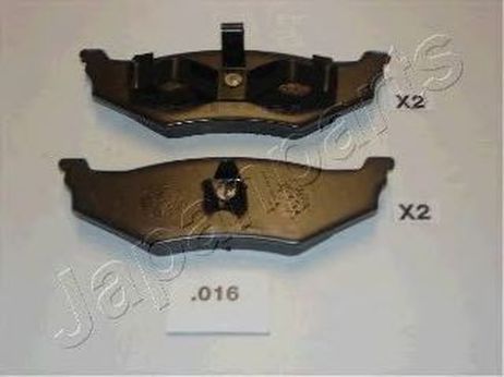 фото Japanparts PP-016AF Колодки тормозные дисковые | зад | Japanparts PP-016AF Колодки тормозные дисковые | зад |