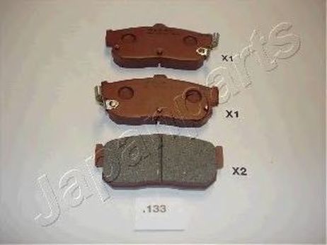 фото Japanparts PP-133AF Колодки тормозные дисковые | зад | Japanparts PP-133AF Колодки тормозные дисковые | зад |