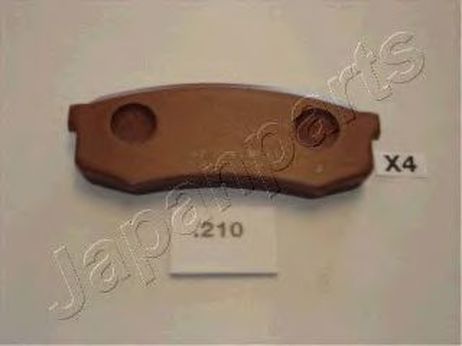 фото Japanparts PP-210AF Колодки тормозные дисковые, комплект | зад | Japanparts PP-210AF Колодки тормозные дисковые, комплект | зад |