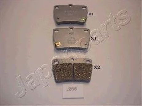 фото Japanparts PP-256AF Колодки тормозные дисковые, комплект | зад | Japanparts PP-256AF Колодки тормозные дисковые, комплект | зад |