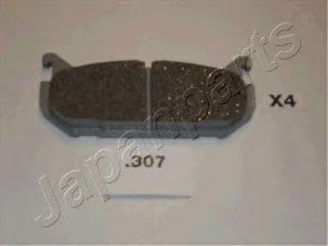 фото Japanparts PP-307AF Колодки тормозные дисковые, комплект | зад | Japanparts PP-307AF Колодки тормозные дисковые, комплект | зад |
