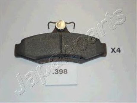 фото Japanparts PP-398AF Колодки тормозные дисковые | зад | Japanparts PP-398AF Колодки тормозные дисковые | зад |
