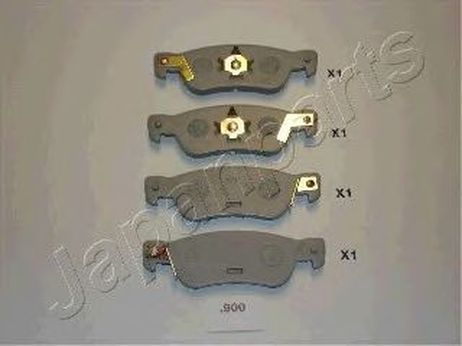 фото Japanparts PP-900AF Колодки тормозные дисковые | зад | Japanparts PP-900AF Колодки тормозные дисковые | зад |