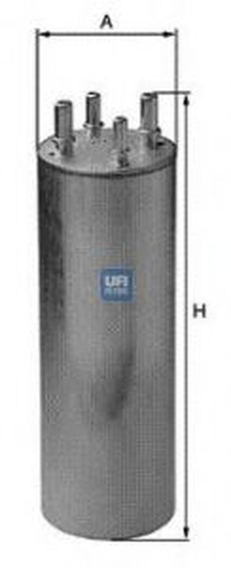 фото Ufi 31.849.00 Фильтр топливный Ufi 31.849.00 Фильтр топливный