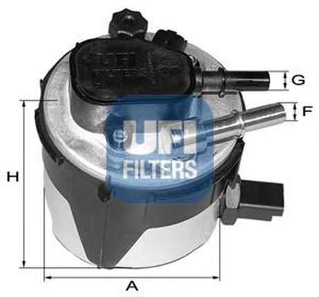 фото Ufi 55.170.00 Фильтр топливный Ufi 55.170.00 Фильтр топливный