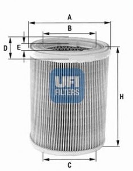 фото Ufi 27.606.00 Фильтр воздушный Ufi 27.606.00 Фильтр воздушный