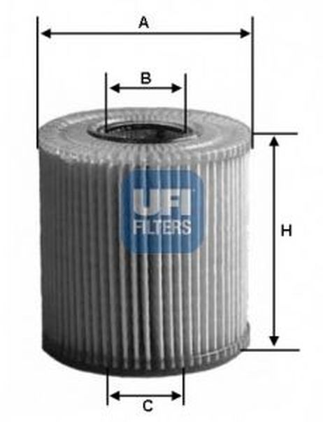 фото Ufi 25.058.00 Фильтр масляный Ufi 25.058.00 Фильтр масляный