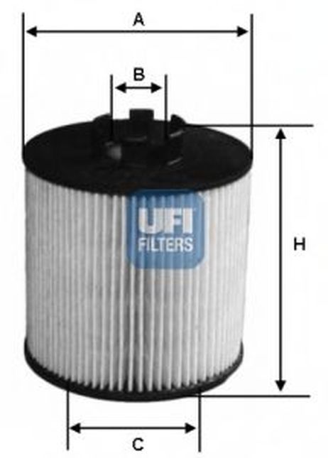 фото Ufi 25.064.00 Фильтр масляный Ufi 25.064.00 Фильтр масляный