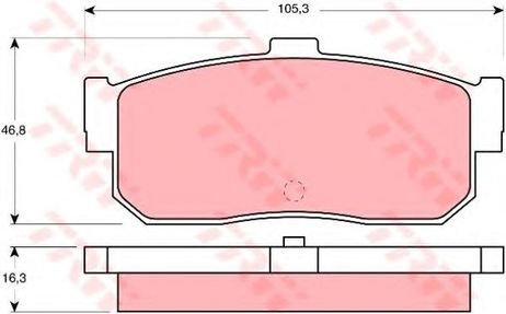 фото TRW GDB1172 Колодки тормозные дисковые | зад | TRW GDB1172 Колодки тормозные дисковые | зад |