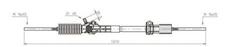 General Ricambi RE4026 Рулевой механизм в сборе