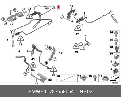 фото BMW 11 78 7 558 054 Лямбда-зонд BMW 11 78 7 558 054 Лямбда-зонд