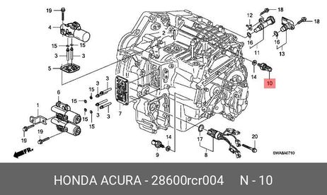 фото Honda 28600-RCR-004 Датчик давления масла Honda 28600-RCR-004 Датчик давления масла