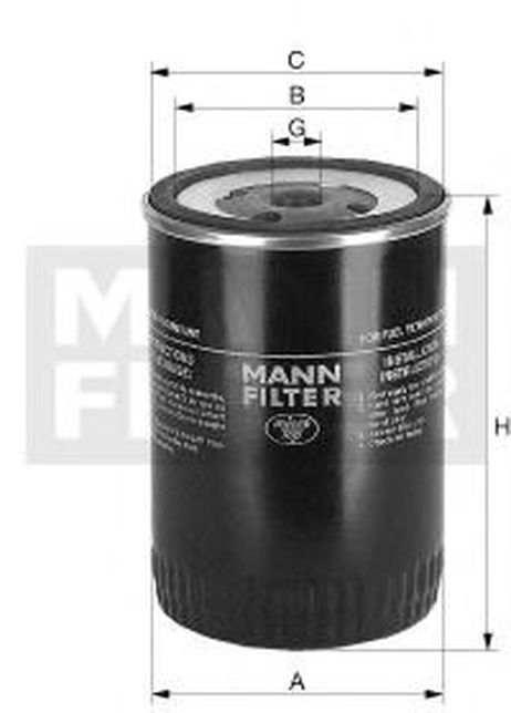 фото Mann WK 9150 Фильтр топливный Mann WK 9150 Фильтр топливный