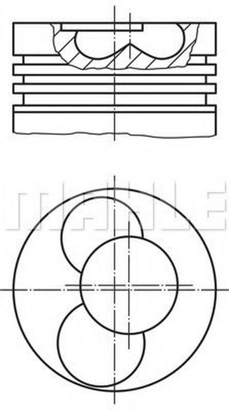 фото Mahle 030 87 00 Поршнекомплект Mahle 030 87 00 Поршнекомплект