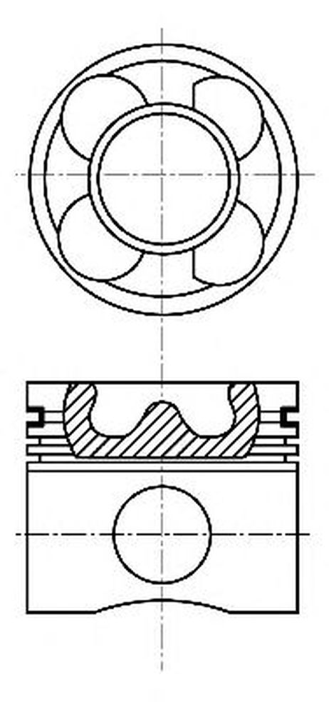 фото Nural 87-114400-30 Поршень Nural 87-114400-30 Поршень