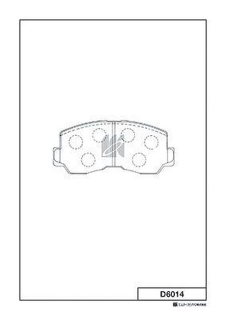 Kashiyama D6014 Колодки тормозные дисковые | перед |