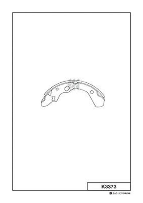 Kashiyama K3373 Колодки тормозные барабанные 