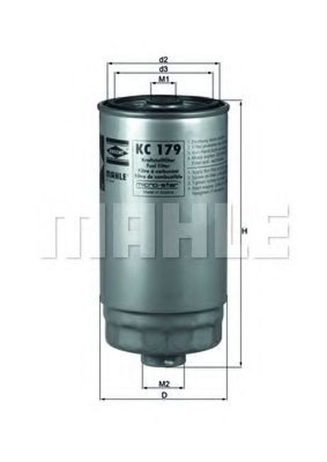 фото Knecht KC 179 Фильтр топливный Knecht KC 179 Фильтр топливный