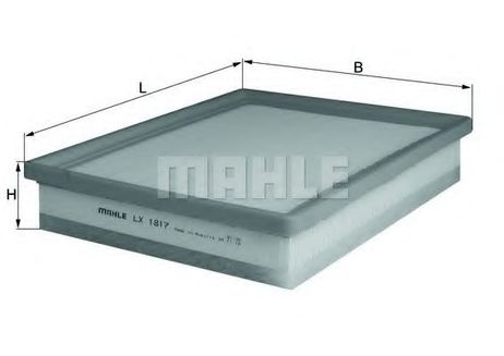 фото Knecht LX 1817 Фильтр воздушный Knecht LX 1817 Фильтр воздушный