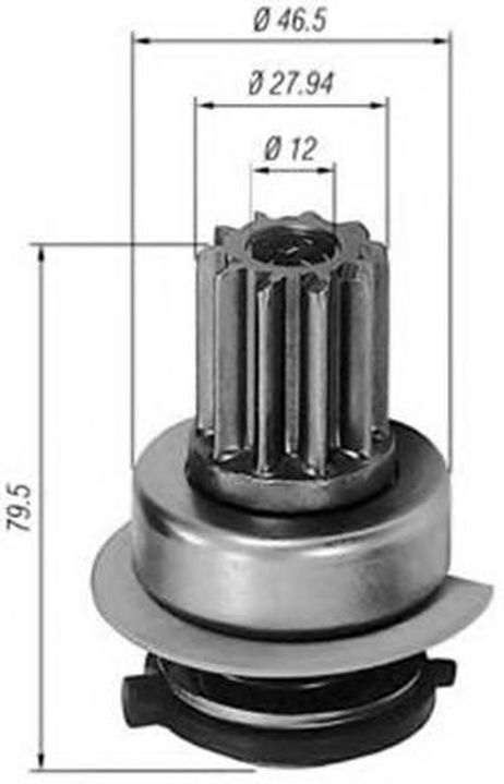 фото Magneti Marelli 940113020291 Бендикс стартера Magneti Marelli 940113020291 Бендикс стартера