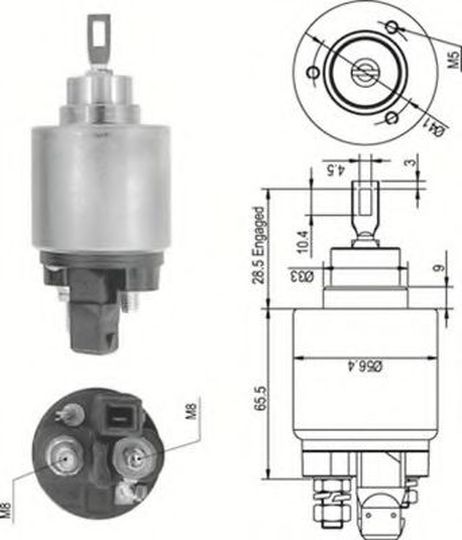 фото Magneti Marelli 940113050343 Катушка электромагнита Magneti Marelli 940113050343 Катушка электромагнита