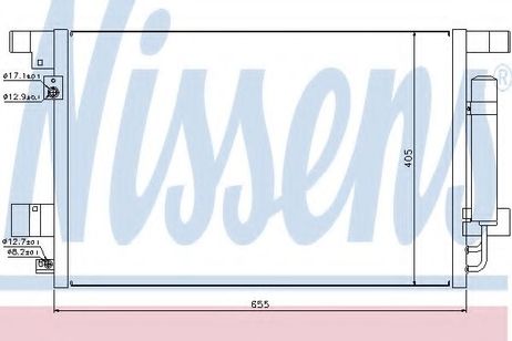 фото Nissens 940029 Радиатор кондиционера Nissens 940029 Радиатор кондиционера