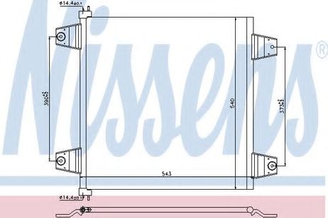 фото Nissens 940031 Радиатор кондиционера HCV Nissens 940031 Радиатор кондиционера HCV