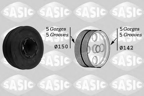 фото Sasic 9001810 Шкив Sasic 9001810 Шкив