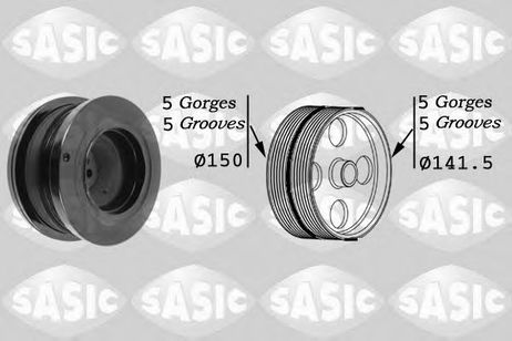 фото Sasic 9001812 Шкив Sasic 9001812 Шкив