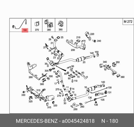 фото Mercedes A0045424818 Лямбда-зонд Mercedes A0045424818 Лямбда-зонд