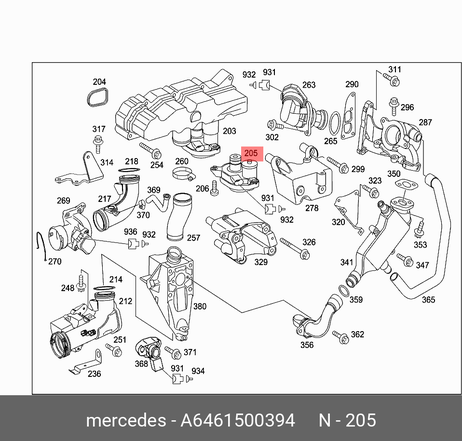 фото Mercedes A6461500394 Сервомотор Mercedes A6461500394 Сервомотор