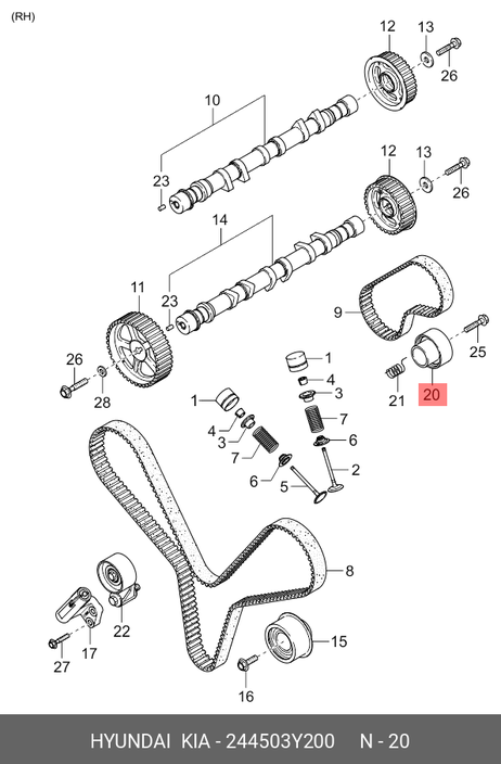 фото Hyundai/Kia 24450-3Y200 Шкив генератора, чугунные литые или стальные литые Hyundai/Kia 24450-3Y200 Шкив генератора, чугунные литые или стальные литые