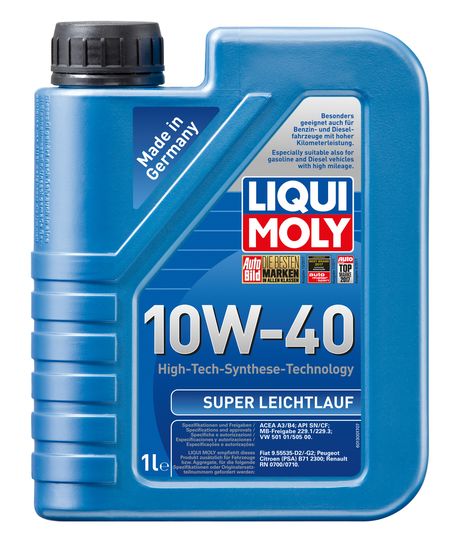 фото Liqui Moly 1928 10w-40 Super Leichtlauf, API sl/cf, 1л (НС-синт.мотор.масло) Liqui Moly 1928 10w-40 Super Leichtlauf, API sl/cf, 1л (НС-синт.мотор.масло)