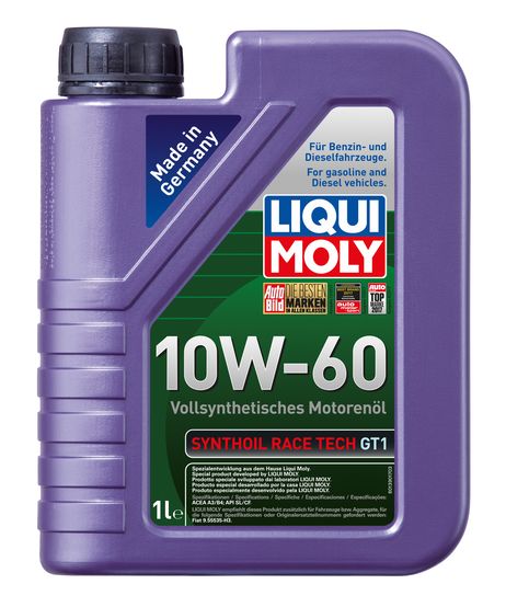 фото Liqui Moly 1943 10w-60 Synthoil Race Tech gt1, 1л (синт.мотор.масло) Liqui Moly 1943 10w-60 Synthoil Race Tech gt1, 1л (синт.мотор.масло)