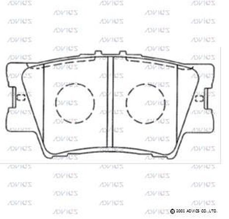 ADVICS A2N130 Дисковые тормозные колодки