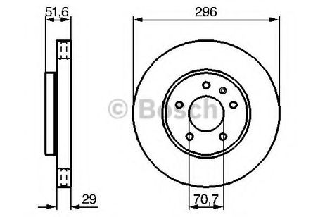 фото Bosch 0 986 479 267 Диск тормозной | перед | Bosch 0 986 479 267 Диск тормозной | перед |