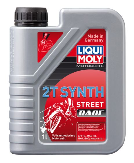 фото Liqui Moly 3980 Motorbike 2T Synth Street Race l-egd, 1л (синт.мотор.масло) Liqui Moly 3980 Motorbike 2T Synth Street Race l-egd, 1л (синт.мотор.масло)