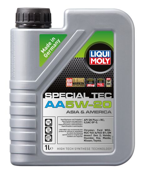 фото Liqui Moly 7620 5w-20 Special Tec AA, API SM, 1л (НС-синт.мотор.масло) Liqui Moly 7620 5w-20 Special Tec AA, API SM, 1л (НС-синт.мотор.масло)