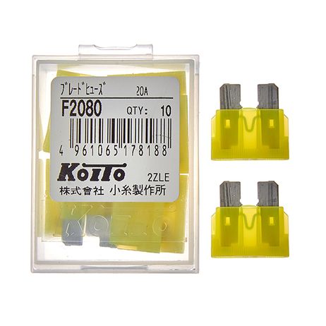 фото KOITO F2080 Предохранители (кратность 10 шт.) KOITO F2080 Предохранители (кратность 10 шт.)
