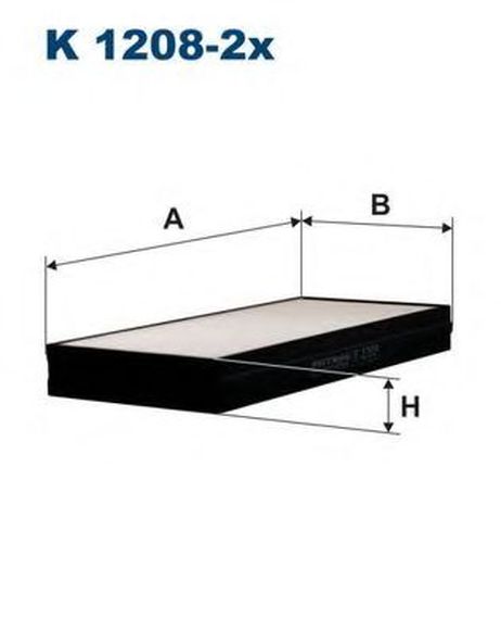 фото FILTRON K1208-2X Снят с производства Фильтр салонный KIA FILTRON K1208-2X Снят с производства Фильтр салонный KIA