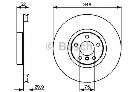 фото Bosch 0 986 479 436 Диск тормозной | перед | Bosch 0 986 479 436 Диск тормозной | перед |