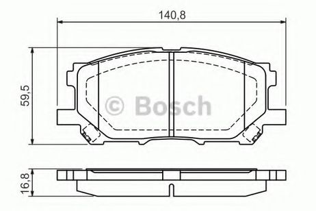 фото Bosch 0 986 494 218 Колодки тормозные дисковые | перед | Bosch 0 986 494 218 Колодки тормозные дисковые | перед |