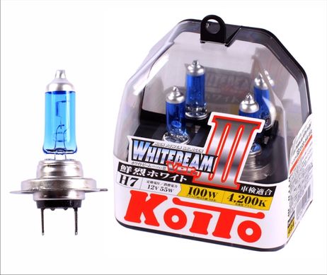 фото KOITO P0755W Лампа высокотемпературная Whitebeam H7 12V 55W (100w) 4200k (комплект 2 шт.) KOITO P0755W Лампа высокотемпературная Whitebeam H7 12V 55W (100w) 4200k (комплект 2 шт.)