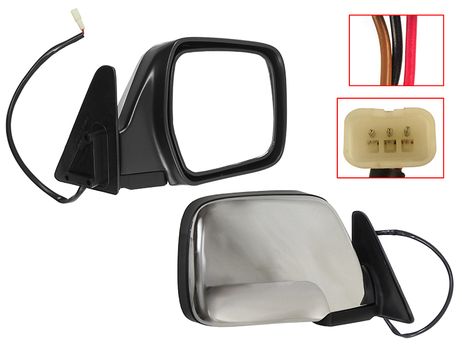 фото SAT ST-TY88-940-B1 Зеркало toyota land cruiser 80 90-98 RH 3 контакта хром LHD SAT ST-TY88-940-B1 Зеркало toyota land cruiser 80 90-98 RH 3 контакта хром LHD