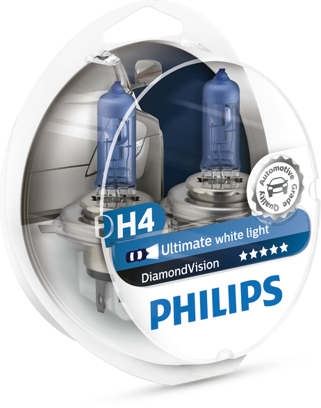 фото Philips 12342DVS2 Комплект ламп 12V H4 60/55w Dimond Vision Philips 12342DVS2 Комплект ламп 12V H4 60/55w Dimond Vision