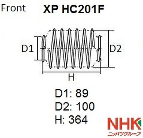 NHK XP HC201F Пружина ходовой части