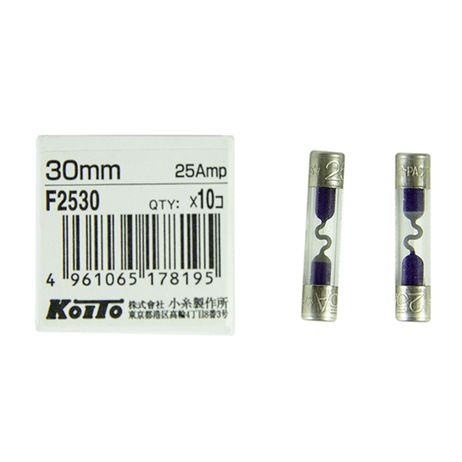 фото KOITO F2530 Предохранители (кратность 10 шт.) KOITO F2530 Предохранители (кратность 10 шт.)